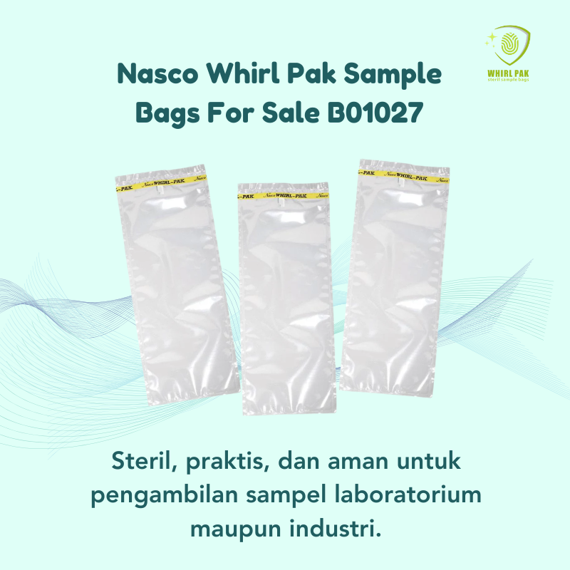 Nasco Whirl Pak Sample Bags For Sale B01027
